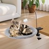 Hekisace No Drilling Cat Bed Desk Mount - Paw-Friendly Workspace