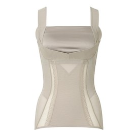 Bradelis New York Wire-Free Bra Cami, Easy Though Slimming Bust Up Shaper 24, beige, (greige), LL