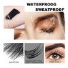 Black Mascara for Older Women,Fiber Eyelash Mascara Waterproof Long Lasting