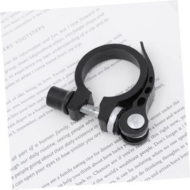 Kisangel 3pcs Bike Clamp Bike Suspension Seatpost Bike Seatpost Clamp Bolt Black Chokers Bicicleta Black Binder Pocket Binder Road Bike Seatpost Clamp Quick Release Buckle Aluminum Alloy