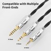 TRN-T3 Pro Re-Cable, MMCX 2-Pin QDC, 99.99% Sterling Silver, Cable,