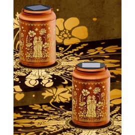 SEGXCL 2 Pack Solar Lanterns Outdoor Waterproof,Sister Gifts from Sister Sister Birthday Gifts ,Best Friend Gifts for Women Friendship Bestie (Sister, 2)