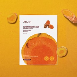 Jeju On Cutera Turmeric Mask Pack 23ml 8 sheets / 제주온 큐테라 울금 마스크팩 23ml 8매