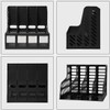 Marte Vanci 4 Sections Sturdy Plastic Magazine Holder Frames File