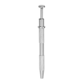 sourcing map 4-Claw Pick up Tool Piercing Ball Grabber Stainless Steel Jeweler's Pick Up Tool 4 Prongs Grabber for IC Chip Electronic Components Parts Nails Clamping, Silver