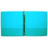 Turquoise 3 Ring 1" View Binder 8.5 X 11 -