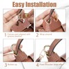 Strap compatible for Longchamp Mini Bag,Handbags Straps with Gold Hardware,