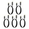 4K DisplayPort to HDMI 3 Feet Gold-Plated Cable 5 Pack,