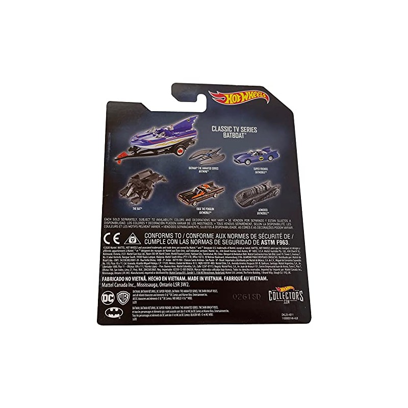 Hot Wheels Classic TV Series Batboat with Trailers