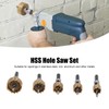 5pcs High Speed Steel Hole Drill Opener High Speed Steel