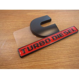 2019-2020 Ram 2500 3500 4500/5500 Right & Left Black Cummins Turbo Diesel Badges