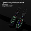 ontto 3-Button Luminous Key Shell Fit for Nissan Key Fob