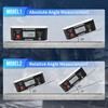Digital Inclinometer, 360° Protractor Angle Finder Level, Magnetic V-Groove Base
