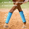 4Pcs Horse Fly Boots Breathable Comfortable Tear Resistant Fine Mesh