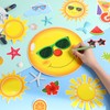 Sun Bulletin Board Set Sun Classroom Decoration Paper Cutout for