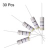 sourcing map Pack of 30 Metal Oxide Film Resistor 5