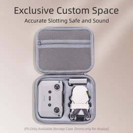ZJRXM Case for DJI Mini 4K/2 SE/2 Drone and Accessories, Compact Travel Bag, Portable Storage Bag for DJI Mini 2/2 SE/4K