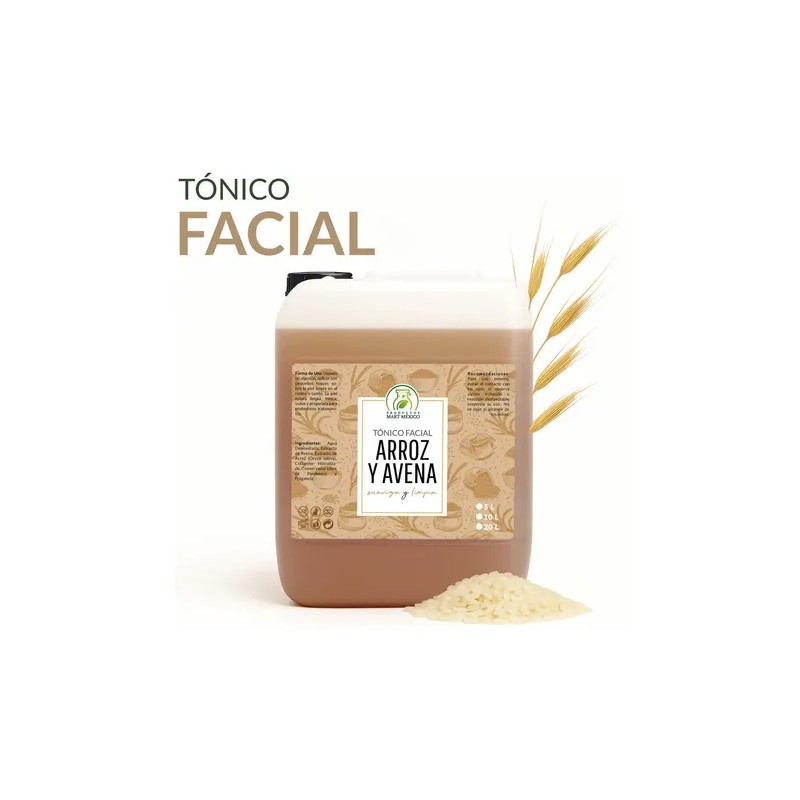 Tónico Facial Productos Mart Mexico Arroz Avena Piel Sensible 10