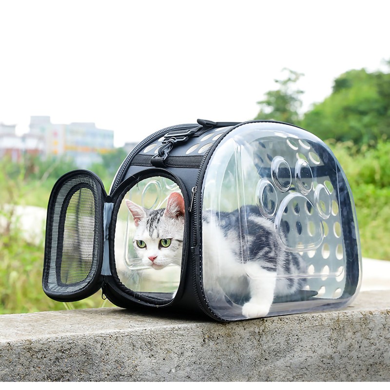 Cat Carrier Backpack Portable Large Capacity Foldable Breathable Handheld Space