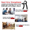 2 Pack Hand Grip Strengthener Set,Adjustable Resistance (22~132Lbs) Finger Gripper-