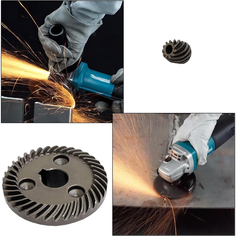 2 Sets 36 Teeth Gear 11 Teeth Spiral Bevel Pinion
