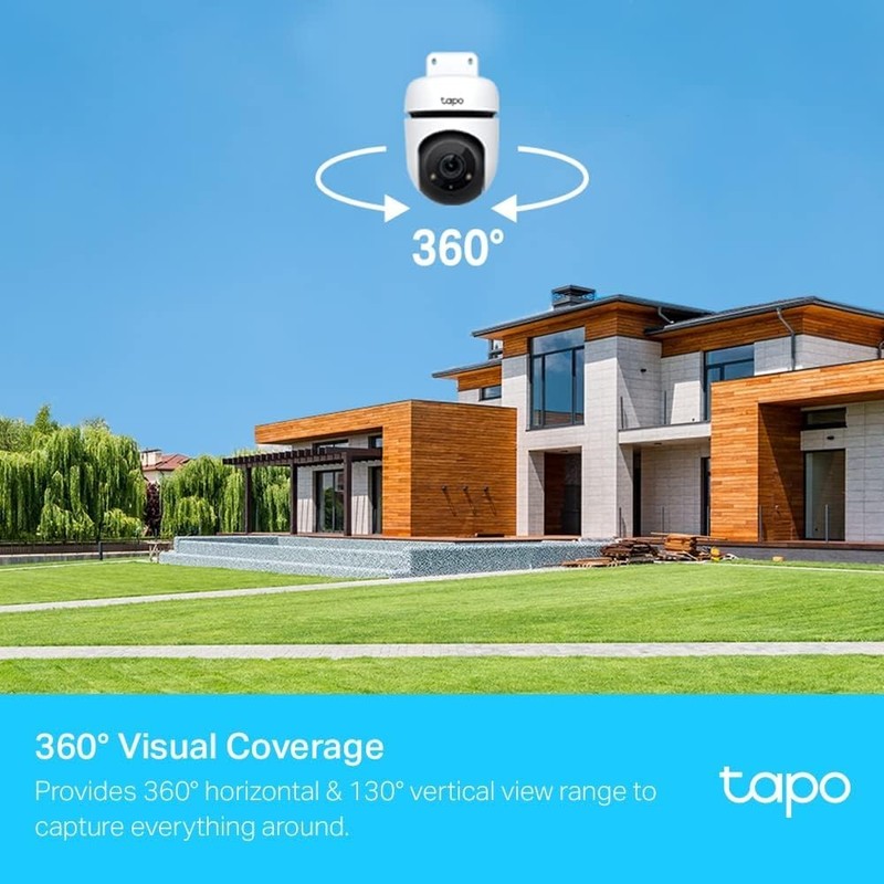 Tapo Tapo TC40 Pan/Tilt Outdoor Security Camera, 1080p Full HD,