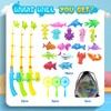 AuntyFey Magnetic Fishing Game for Kids 3-5 Includes 3 Toddler