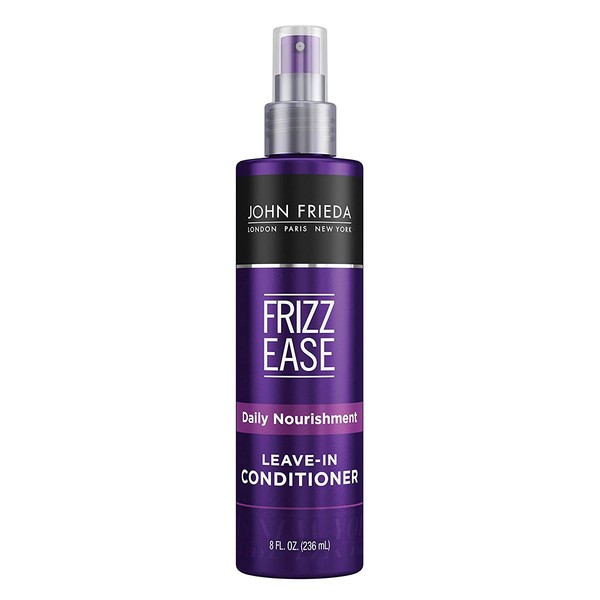 John Frieda Frizz Ease Daily Nourishment Conditioner, Leave-in Conditioner for Frizz-prone Hair, 8 Ounce, with Vitamin A, C, and E