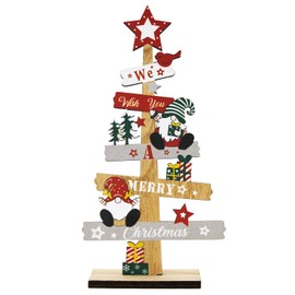 Christmas Table Decorations, Christmas Wooden Table Sign Xmas Tabletop Decorations Christmas Gnome Table Sign Christmas Centerpiece Tabletop Signs for Xmas Party Supplies Home Room Decor Y4SDKTBJ (B)