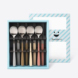 Fine Sense Bodre Cutlery Set 4P / Korean Style Cutlery / Couple's Cutlery / 화인센스 보드레 수저세트 4P  한식수저  부부수저