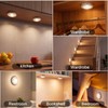 Bwaoo LED Puck Lights 6 Pack, Wireless Under Cabinet &