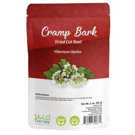 Cramp Bark Tea - 56 grams - Cramp Bark Herb Cut and Sifted - Viburnum Opulus L Resealable Bag - 56 grams - Premium Quality (Cramp Bark)