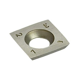 10 pieces Taper tap, turning plate / reversible blade, HM, 14 x 14 x 2 mm.