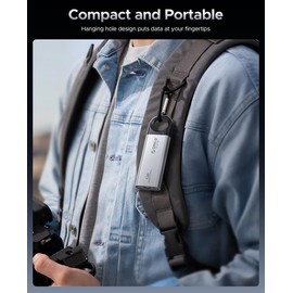 ORICO C20 1TB Portable SSD, Up to 2100MB/s, USB 3.2 Gen 2 * 2 USB-C, External Solid State Drive, Compatible with Windows, Mac & Android, with C to A/C Cable