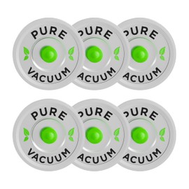 PURE MVP Premium Wide Mouth Mason Jar Vacuum Lids | Triple Thick Stainless Steel | Perfect for Juice, Smoothies to Extend Freshness 8x | Easy-Release Valve w/Leak Detection for Fermentation