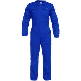 Bwolf Anax Men's Work Overalls, 100% Cotton Work Overalls with 5 Pockets, Royal Blue, xxl