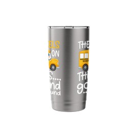 The Wheels On The Bus Toddler Kids Back To School Stainless Steel Insulated Tumbler