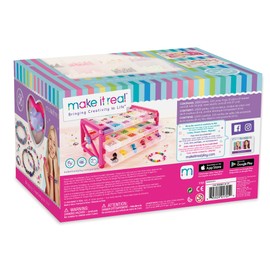 Make It Real – Ultimate Bead Studio. DIY Tween Girls Beaded Jewelry Making Kit. Arts and Crafts Kit Guides Kids to Design and Create Beautiful Bracelets, Necklaces, Rings and Headbands