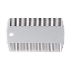 Karlie Fur brush or comb with Läusekkamm plastic, 16 x 11 x 5 cm, in red and black