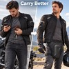 Motorcycle Leg Bag for Riders, Water-Resistant Thigh Pack with Adjustable