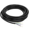 3 Core 1.5mm Black Cable Round 3183Y H05VV-F, for lighting