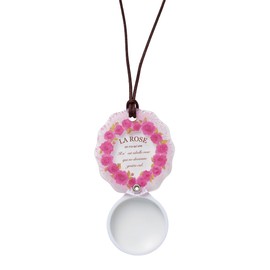 Ishiguro 16150 Rose Pendant Magnifier Body: W2.1 x H2.4 x D0.4 inches (54 x 60 x 10 mm), Cord: Length 7.9 - 15.7 inches (20 - 40 cm) (Adjustable)