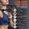 Deep Tissue Massage Gun with 9 Speed Levels and 6