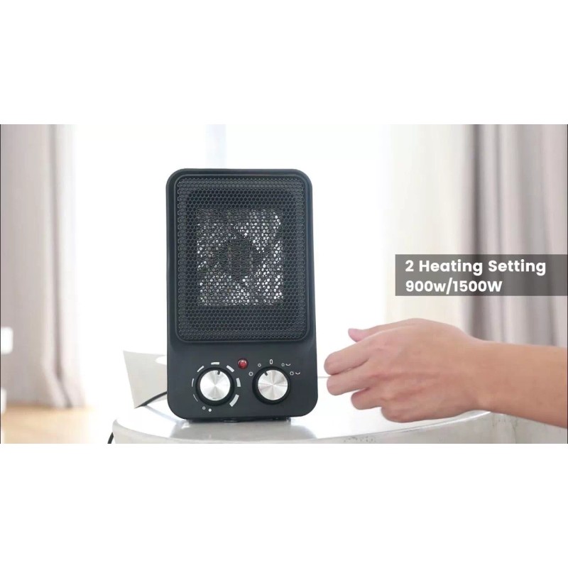 VEOHAUT BL-K6 1500W Portable Space Heater Black