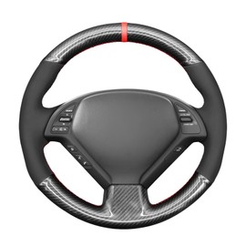 MEWANT - Funda para volante Infiniti G25 G35 G37 2007-2013 EX35 EX37 2008-2013 Q40 Q60 2014 2015 QX50 2014-2018 / G37 Accesorios para volante