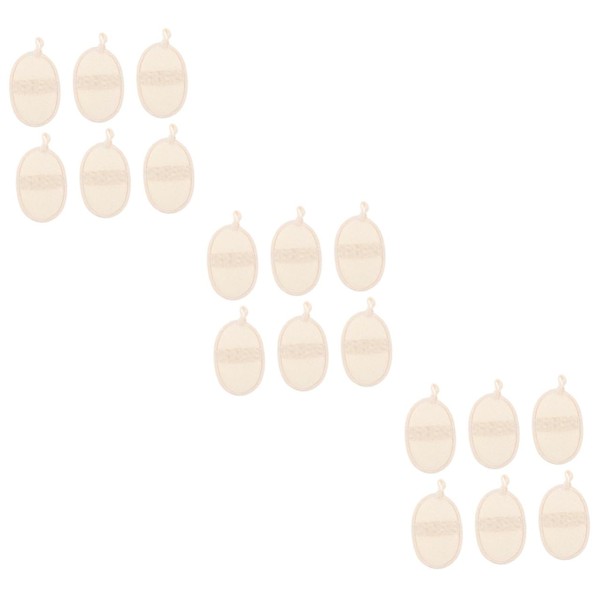 Ipetboom 18 Pcs Loofah Bath Towel Mesh Thick Spa Rubbing