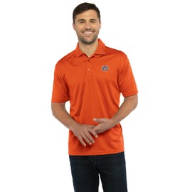 Vantage Apparel Men's Collegiate Premium Moisture Wicking Team Color Icon Polo, Auburn Tigers, Orange, Large