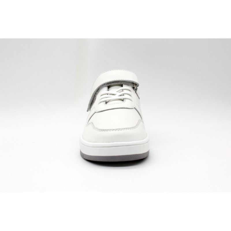 DRD Kids Force Orthopedic Friendly Shoe White/Grey 9.0C Medium Width