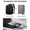 LOVEVOOK Carry on Backpack, 40L Travel Backpack for Women Airline