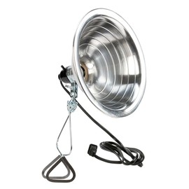 Performance Tool W2263 Aluminum Clamp 8.5-Inch Reflector,150-Watt, 18/2-Gauge 6-Foot Cord with Polarized Plug Temporary Heat Light (Bulb Not Included) for Painters, Garages, Workshops, Photography